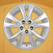 For Toyota RAV4 OEM Design Wheel 18" 18x7.5 2013-2015 Silver Single Replacement - Front View