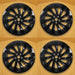For Tesla Model 3 OEM Design Wheel 20" 20X9 2021 -2023 SATIN BLACK Set of 4 - Front View