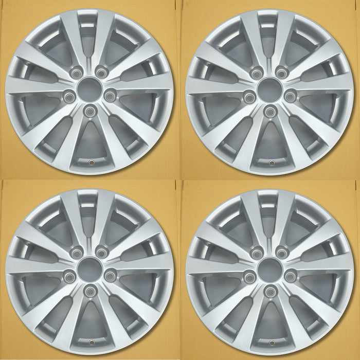 For Honda Civic OEM Design Wheel 16" 16x6.5 2012-2014 Silver Set of 4 Replacement Rim 42700TR0A81