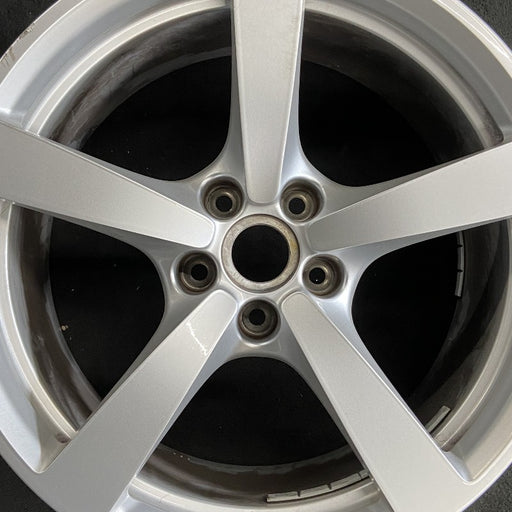 18" PORSCHE MACAN 15-18 18x9 5 individual spokes Original OEM Wheel Rim - Angle View