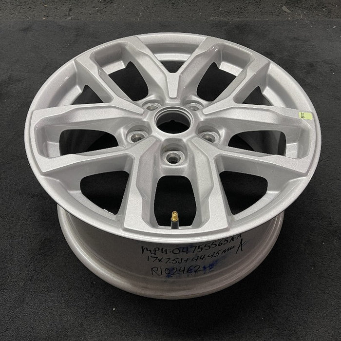 17" GLADIATOR 23 17x7.5 aluminum 5 spoke double spoke silver opt WFQ Original OEM Wheel Rim