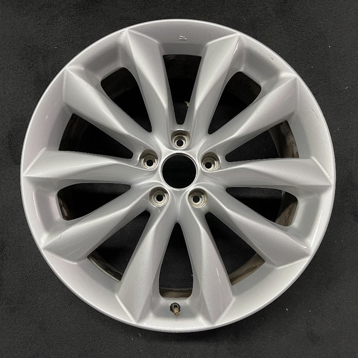 19" INFINITI QX50 19-22 19x7.5 alloy 5 V spoke silver Original OEM Wheel Rim