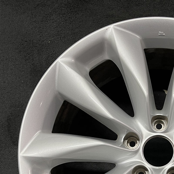 19" INFINITI QX50 19-22 19x7.5 alloy 5 V spoke silver Original OEM Wheel Rim