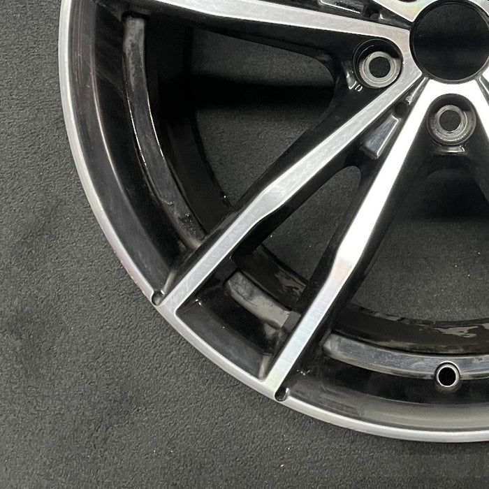 19" BMW 230i 22 19x8.5 5 spoke double spoke machined face Original OEM Wheel Rim