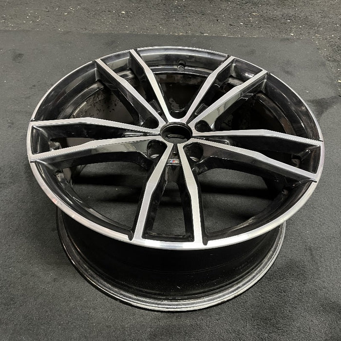 19" BMW 230i 22 19x8.5 5 spoke double spoke machined face Original OEM Wheel Rim