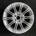 18" BMW 525i 04-05 18x8 alloy 10 spoke grooved spoke M design Original OEM - Front View