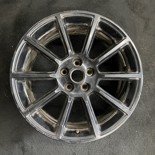 19" MUSTANG 16 19x8.5 , 10 spoke, , , black Original OEM Wheel Rim - Angle View