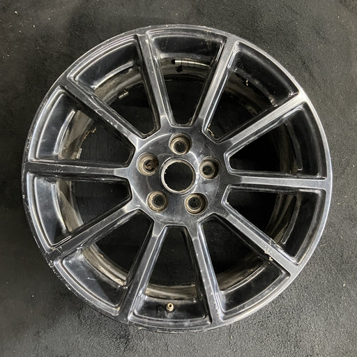 19" MUSTANG 16 19x8.5 , 10 spoke, , , black Original OEM Wheel Rim - Angle View