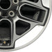 17" WRANGLER 18 VIN X 6th digit JL body 17x7.5 5 spoke aluminum U spoke opt WLD - Close-Up Detail