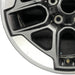 17" WRANGLER 18 VIN X 6th digit JL body 17x7.5 5 spoke aluminum U spoke opt WLD - Back View
