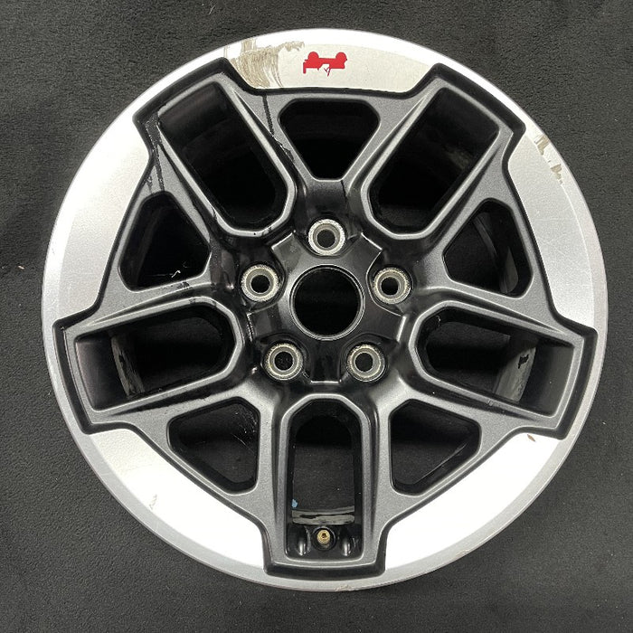 17" WRANGLER 18 VIN X 6th digit JL body 17x7.5 5 spoke aluminum U spoke opt WLD - Additional View