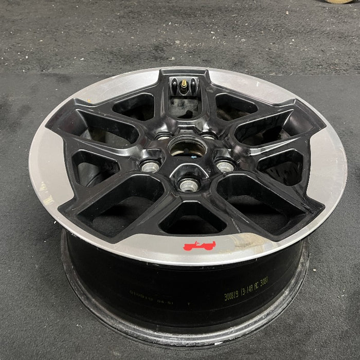 17" WRANGLER 18 VIN X 6th digit JL body 17x7.5 5 spoke aluminum U spoke opt WLD - View 8