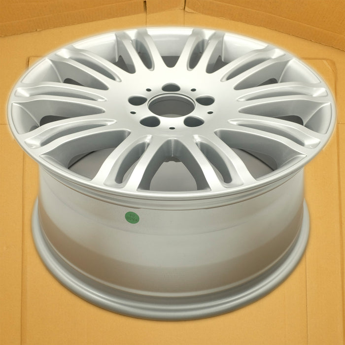FRONT For Mercedes E350 E550 OEM Design Wheel 18" 18x8.5 2007-2009 Silver Single Replacement Rim