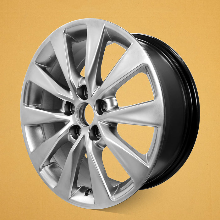 For Toyota Camry OEM Design Wheel 17" 17x7 2015-2017 Hyper Silver Single Replacement Rim