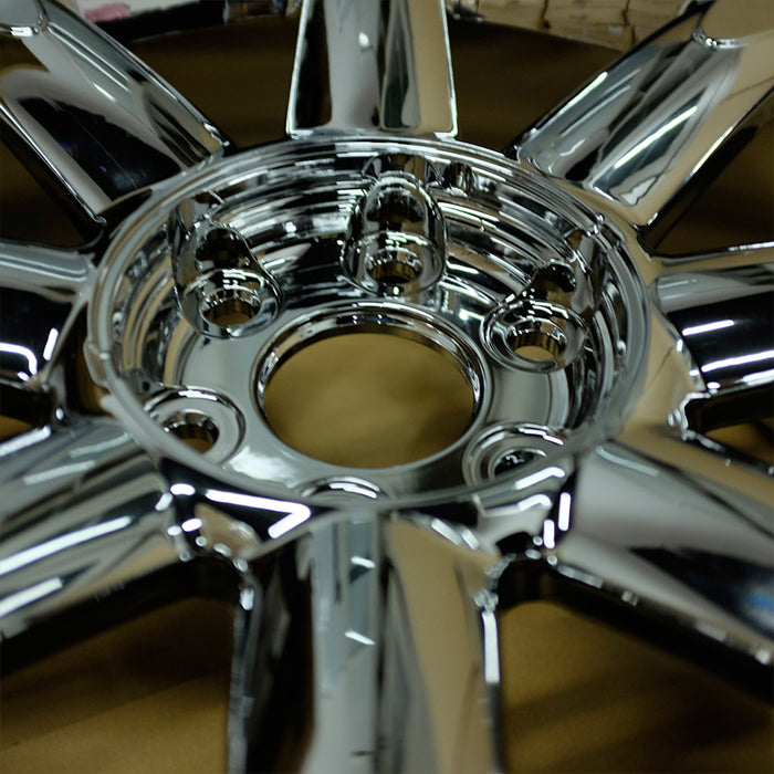 20" 20x8.5 Set of 4 New PVD Chrome Wheels For 2007-2014 GMC Sierra Denali Yukon XL 1500 Replacement OEM Quality ALLOY RIM