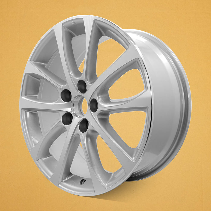 For Toyota Avalon OEM Design Wheel 18" 18x7.5 2013-2015 Machined Silver Single Replacement Rim