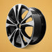 For Toyota RAV4 OEM Design Wheel 18" 18x7.5 2013-2015 Machined Black Single - Side Profile