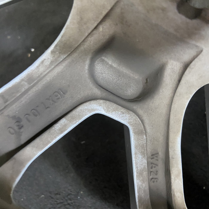 16" FRONTIER 14-21 16x7, alloy , open V spoke Original OEM Wheel Rim