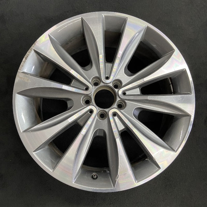 20" MERCEDES GL-CLASS 13-15 166 Type; GL350 20x8.5 10 spoke carved spokes - Front View