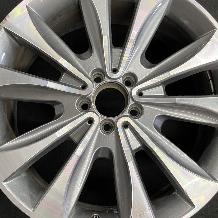 20" MERCEDES GL-CLASS 13-15 166 Type; GL350 20x8.5 10 spoke carved spokes - Angle View