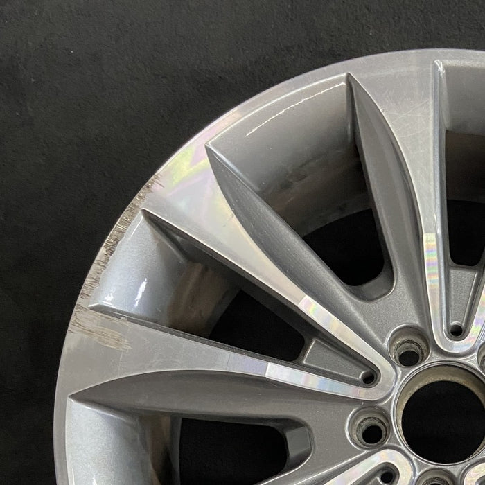 20" MERCEDES GL-CLASS 13-15 166 Type; GL350 20x8.5 10 spoke carved spokes - Side Profile