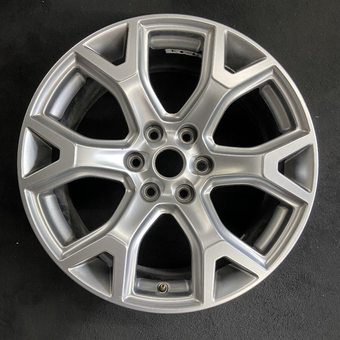 20" WAGONEER 22 20x9 6 spoke Y spoke silver Original OEM Wheel Rim - Front View