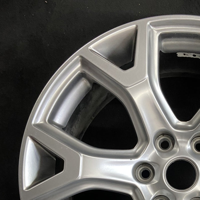 20" WAGONEER 22 20x9 6 spoke Y spoke silver Original OEM Wheel Rim - Side Profile