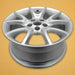For Dodge Dart OEM Design Wheel 17" 17x7.5 2013-2016 Silver Set of 4 - Back View