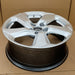 18” SET OF 4 18x7 HYPER SILVER Wheel for TOYOTA RAV4 2019-2022 OEM Design - Back View