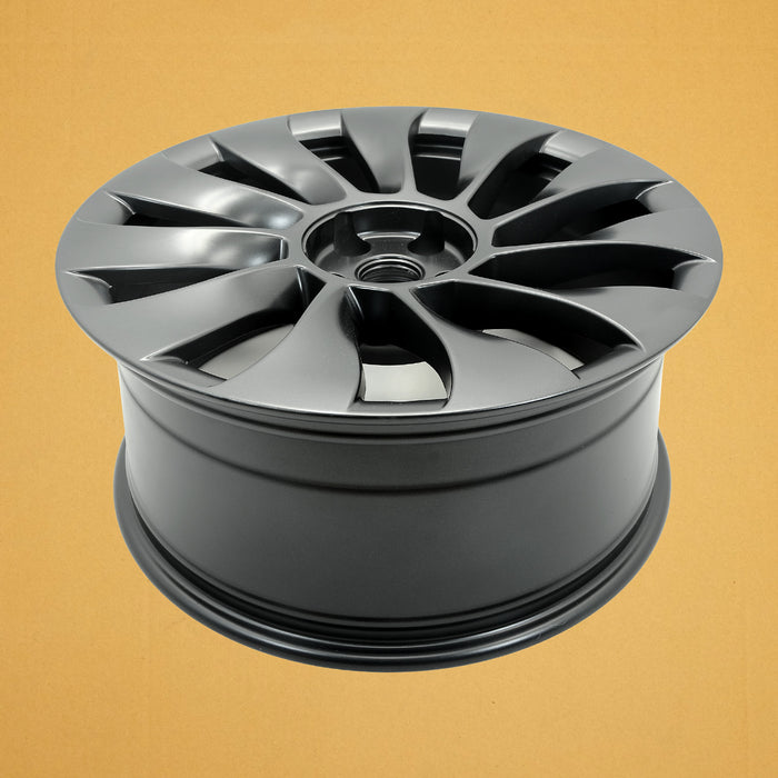 For Tesla Model 3 OEM Design Wheel 20" 2021-2023 CHARCOAL Single Replacement Rim - Close-Up Detail
