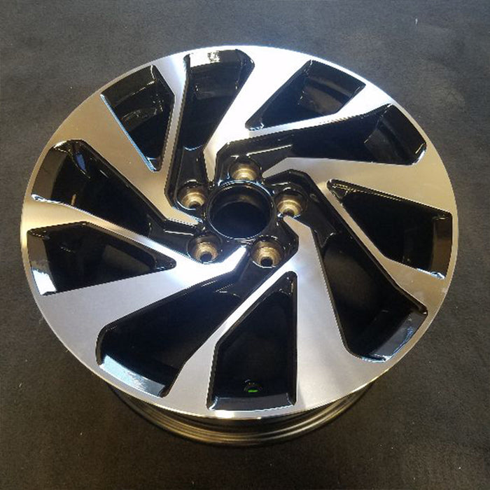 16" 16X7 Brand New Single Alloy Wheel for Honda Civic 2016-2021 Machined BLACK OEM Quality Replacement Rim