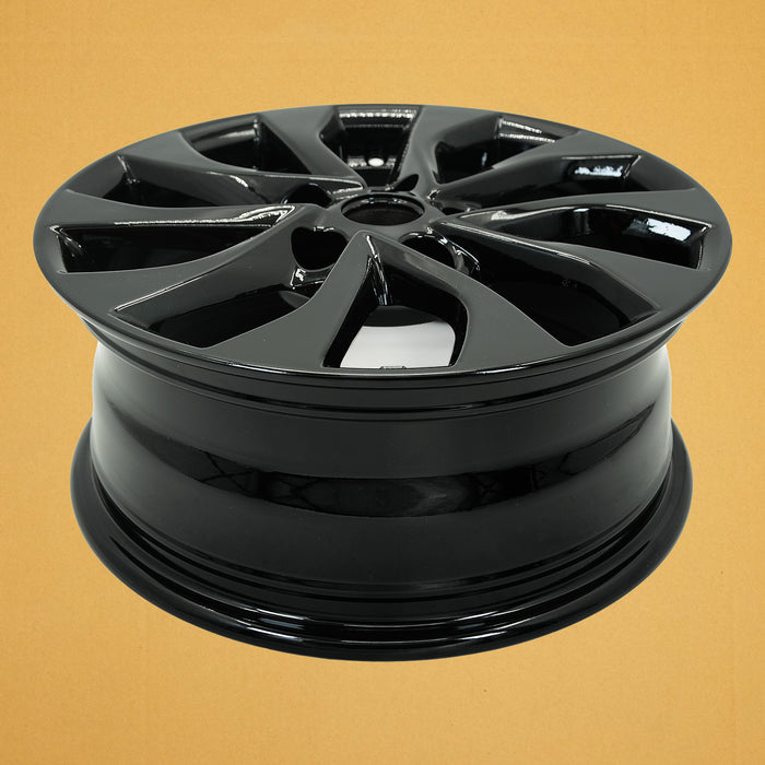 For Nissan Sentra OEM Design Wheel 16" 2016-2019 16X6.5 GLOSS BLACK Single - Close-Up Detail