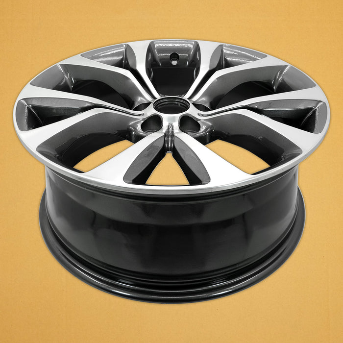 For Chrysler 200 OEM Design Wheel 19" 19x8 2015-2017 Grey Polished Set of 4 - Back View