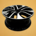 For Honda Civic OEM Design Wheel 16" 16x6.5 2013-2015 Machined Black Single - Close-Up Detail
