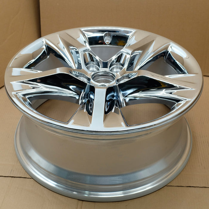 Set of 4 New 19" 19X7.5 Wheels With Chrome Clad Cover for 2014-2019 Toyota Highlander OEM Style Replacement Rim