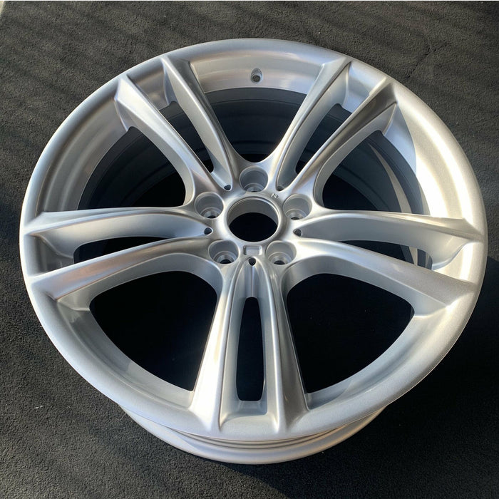 20" Single 20x10 Rear Wheel For BMW 5-Series 7-Series 2009-2015 Silver OEM Design Replacement Rim