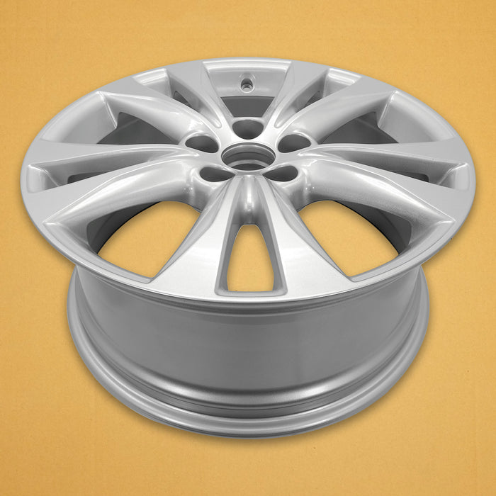 For Toyota RAV4 OEM Design Wheel 18" 18x7.5 2013-2015 Silver Set of 4 - Back View