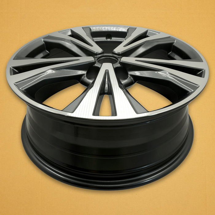 For Nissan Rogue OEM Design Wheel 18" 18x7 2017-2020 Machined Charcoal Set of 4 Replacement Rim