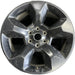 20" DODGE 1500 PICKUP 19 6 lug 20x9 5 spoke opt WRW black Original OEM Wheel Rim - Front View