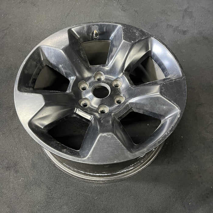 20" DODGE 1500 PICKUP 19 6 lug 20x9 5 spoke opt WRW black Original OEM Wheel Rim - View 8