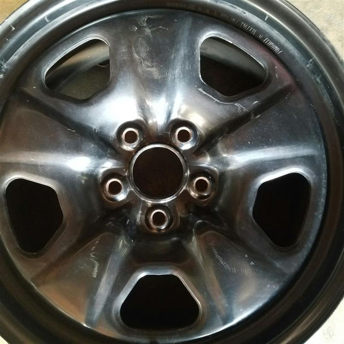 18" CAMARO 10-11 18x7.5 steel 5 spoke black opt Q50 Original OEM Wheel Rim