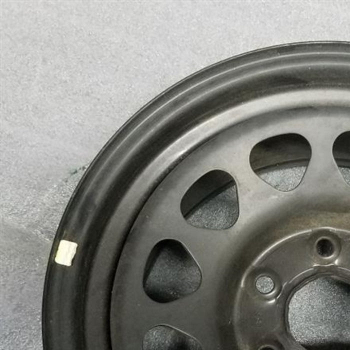 17" COLORADO 23-24 17x8 steel opt RD6 Original OEM Wheel Rim - Side Profile