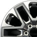 20" SEQUOIA 23-24 20x8 open spoke 6 spoke machined face with black pockets - Angle View