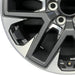 20" SEQUOIA 23-24 20x8 open spoke 6 spoke machined face with black pockets - Back View