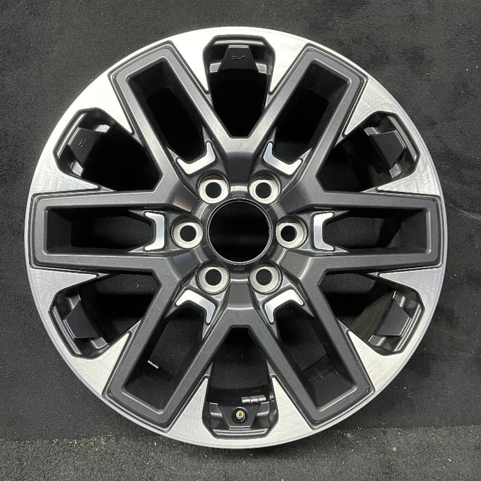 20" SEQUOIA 23-24 20x8 open spoke 6 spoke machined face with black pockets - Additional View