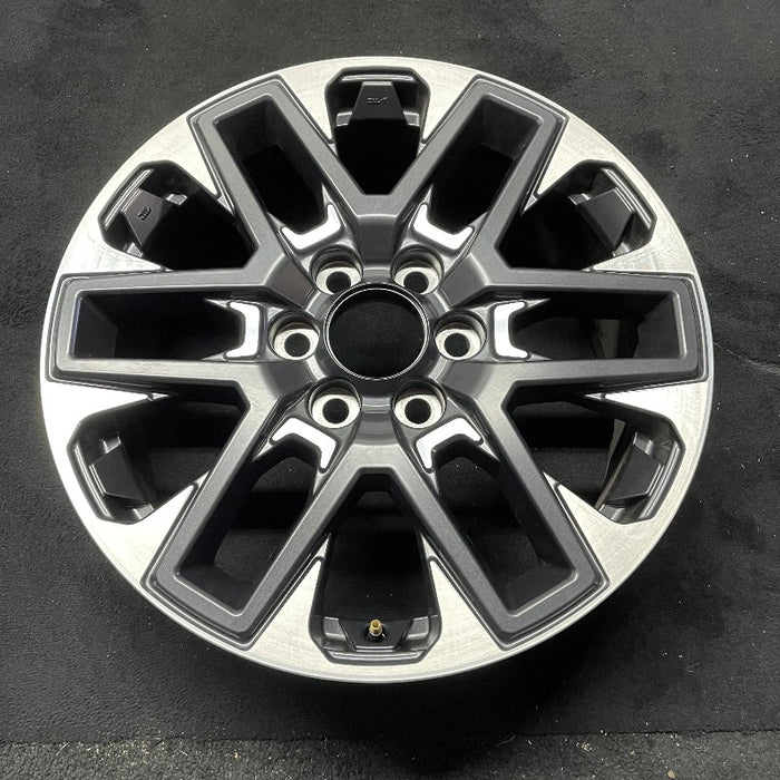20" SEQUOIA 23-24 20x8 open spoke 6 spoke machined face with black pockets - View 7