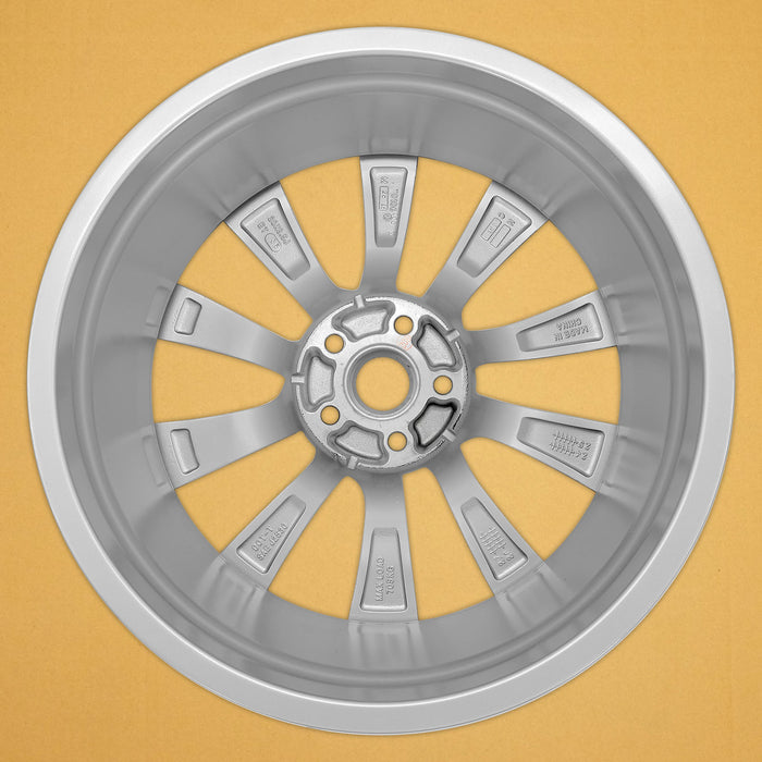 For Front Tesla Model 3 OEM Design Wheel 20" 20x8.5 2018-2020 Silver Single - Back View