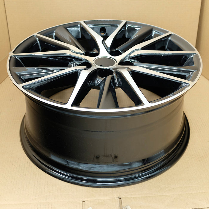 18" SET OF 4 18x8 Machined Black Wheels For 2021 2022 TOYOTA CAMRY OEM Quality Replacement Rim