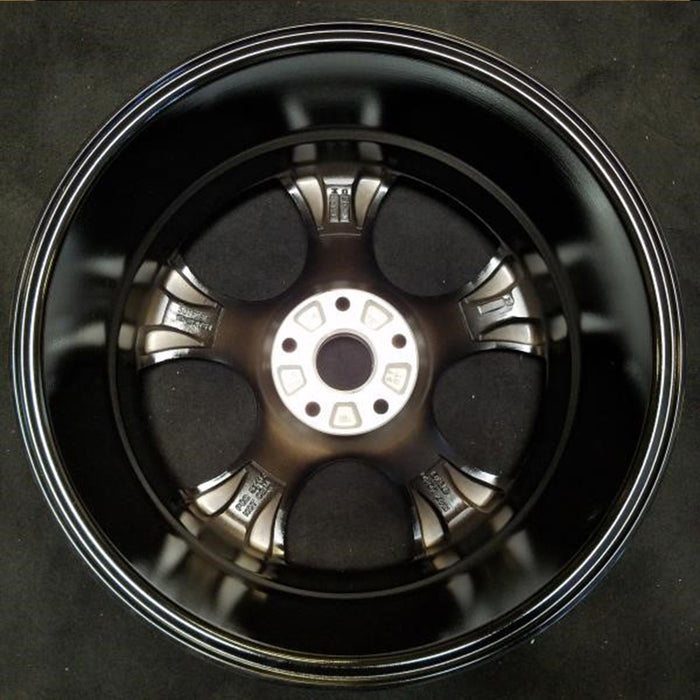 18" New Single 18x7.5 Machined Black Alloy Wheel for 2005-2014 Volkswagen Golf Jetta GTI GLI OEM Quality Replacement Rim