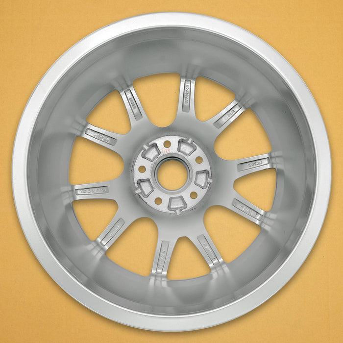 For Dodge Dart OEM Design Wheel 17" 17x7.5 2013-2016 Silver Single Replacement - Back View